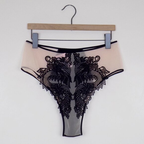 nwt VS dragon high waist embroidered satin mesh - Picture 1 of 6